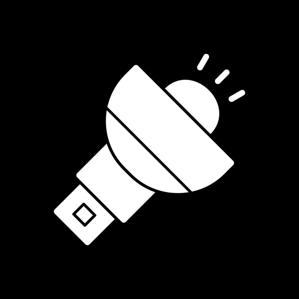 Flashlight Vector Icon Design