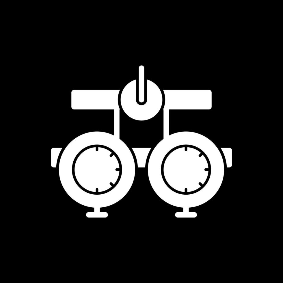 diseño de icono de vector de optometrista