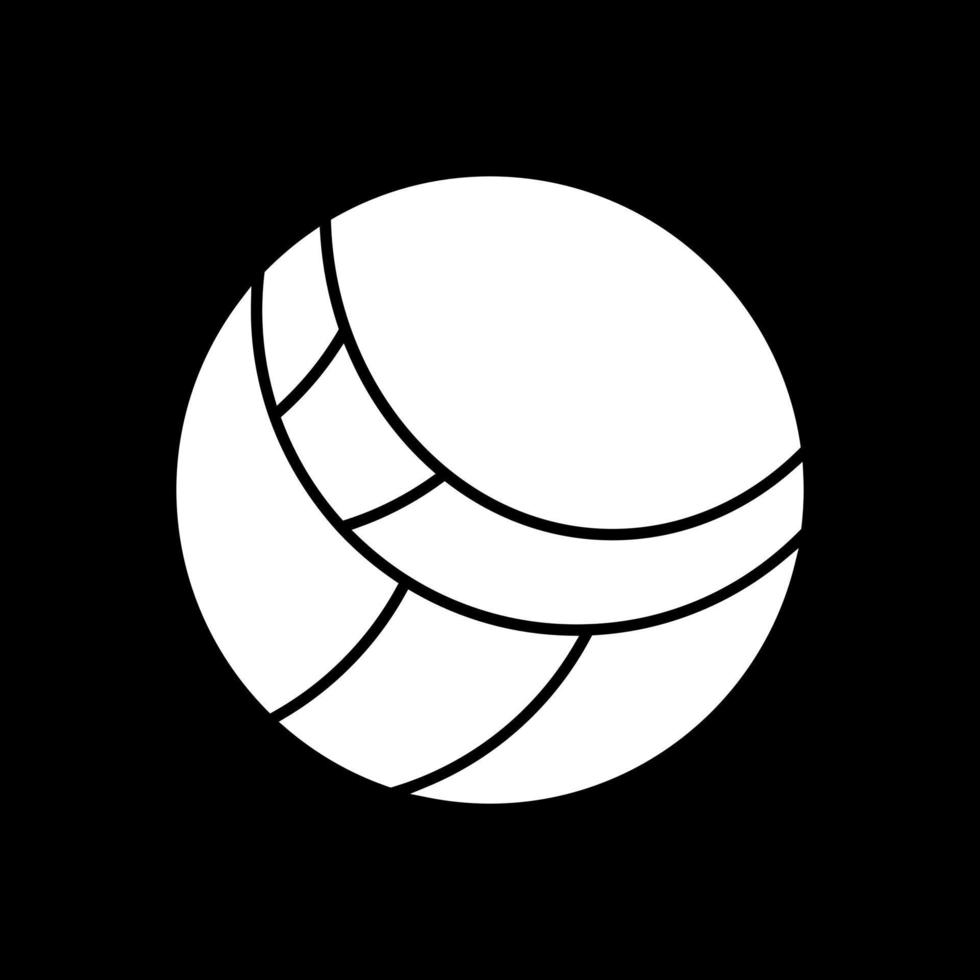 diseño de icono de vector de voleibol