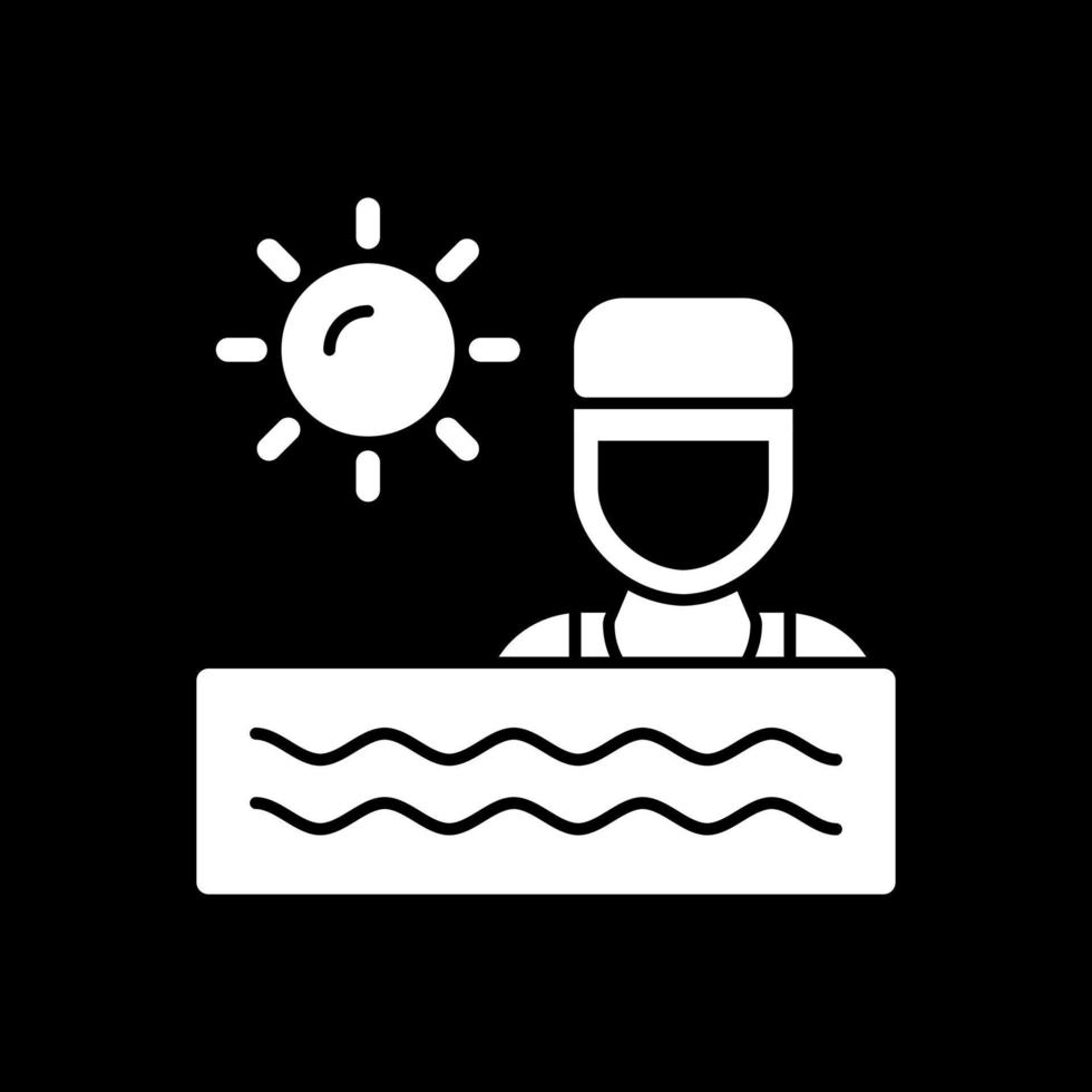 diseño de icono de vector de natación