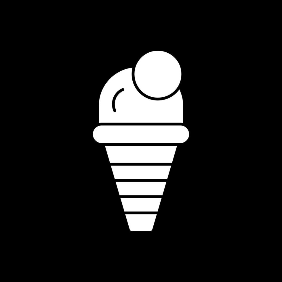 diseño de icono de vector de helado