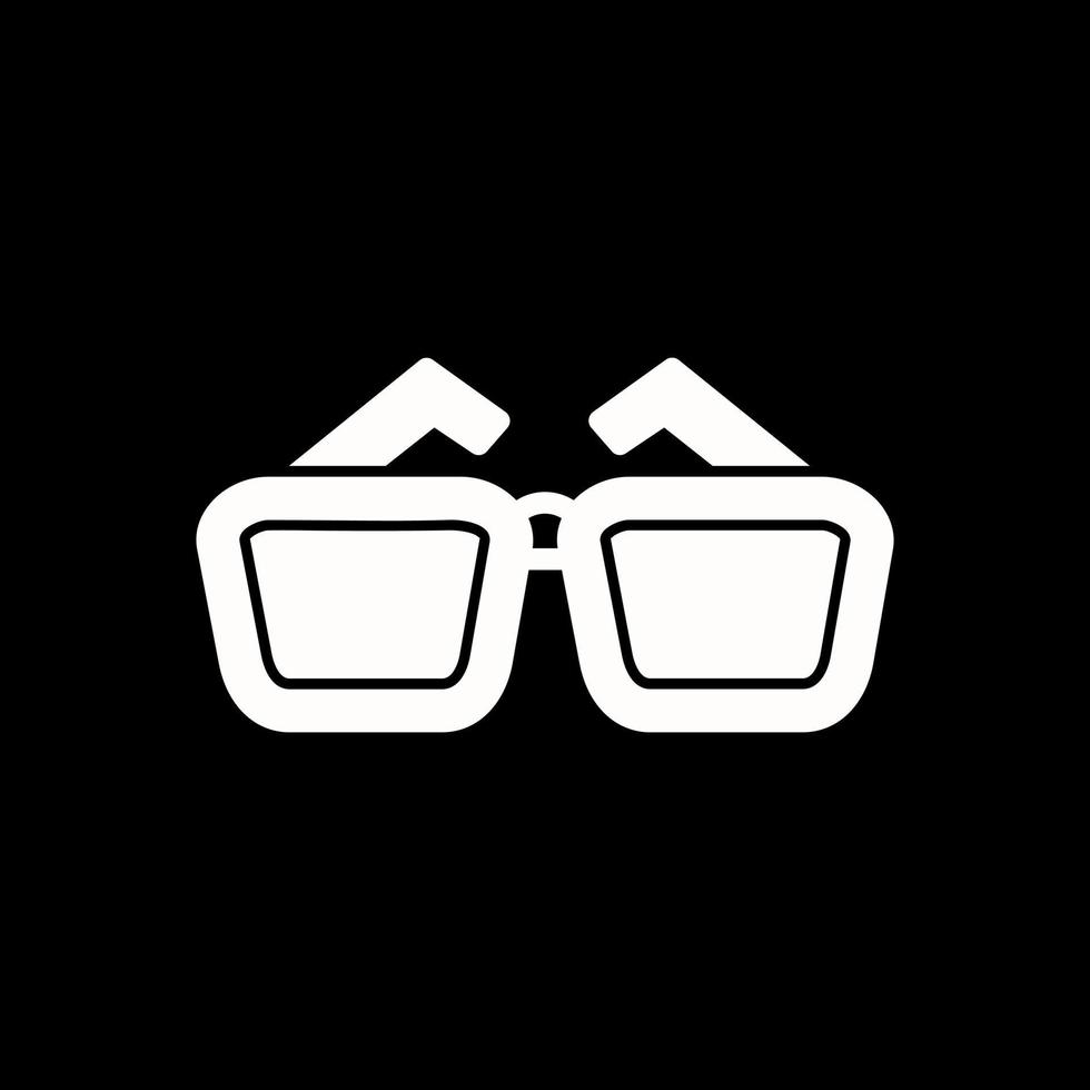 Glasses Vector Icon Design