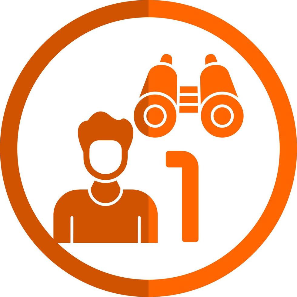Hiker Vector Icon Design