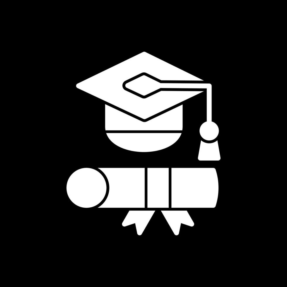 diseño de icono de vector de toga de graduación