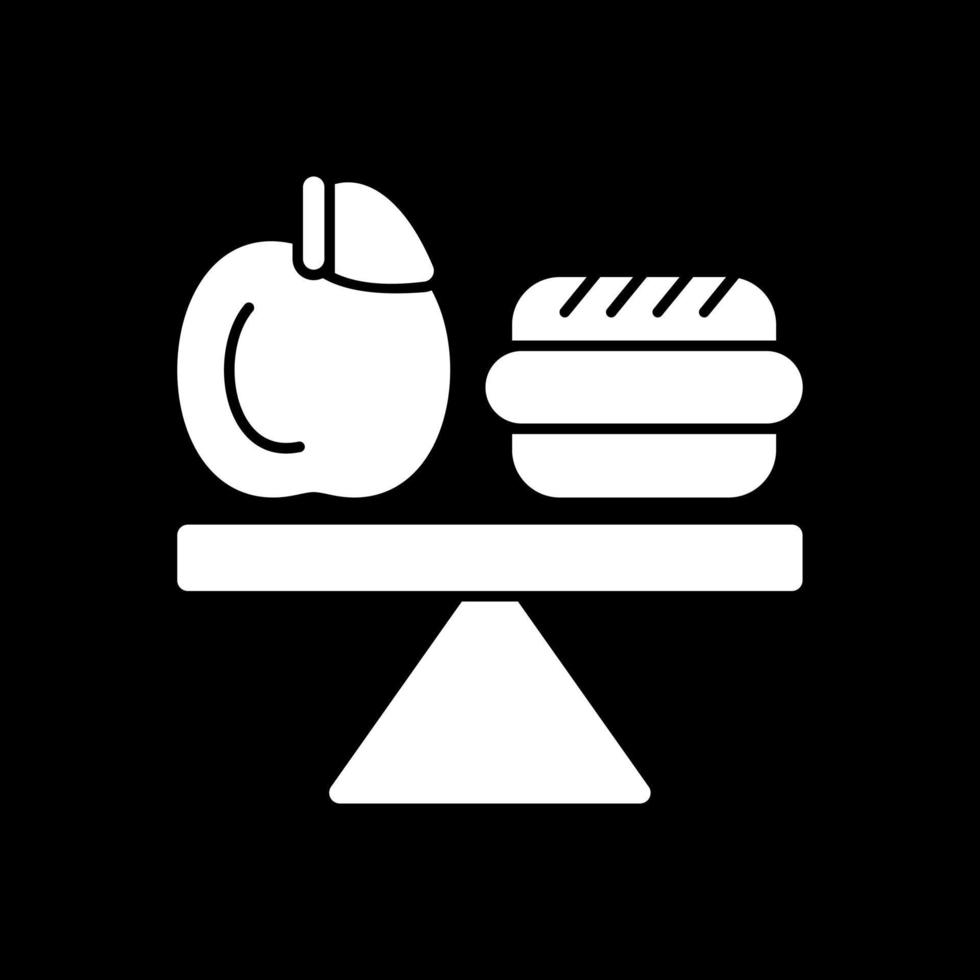 diseño de icono de vector de dieta equilibrada