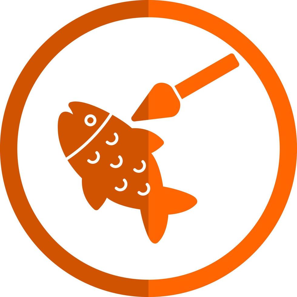 diseño de icono de vector de pesca submarina