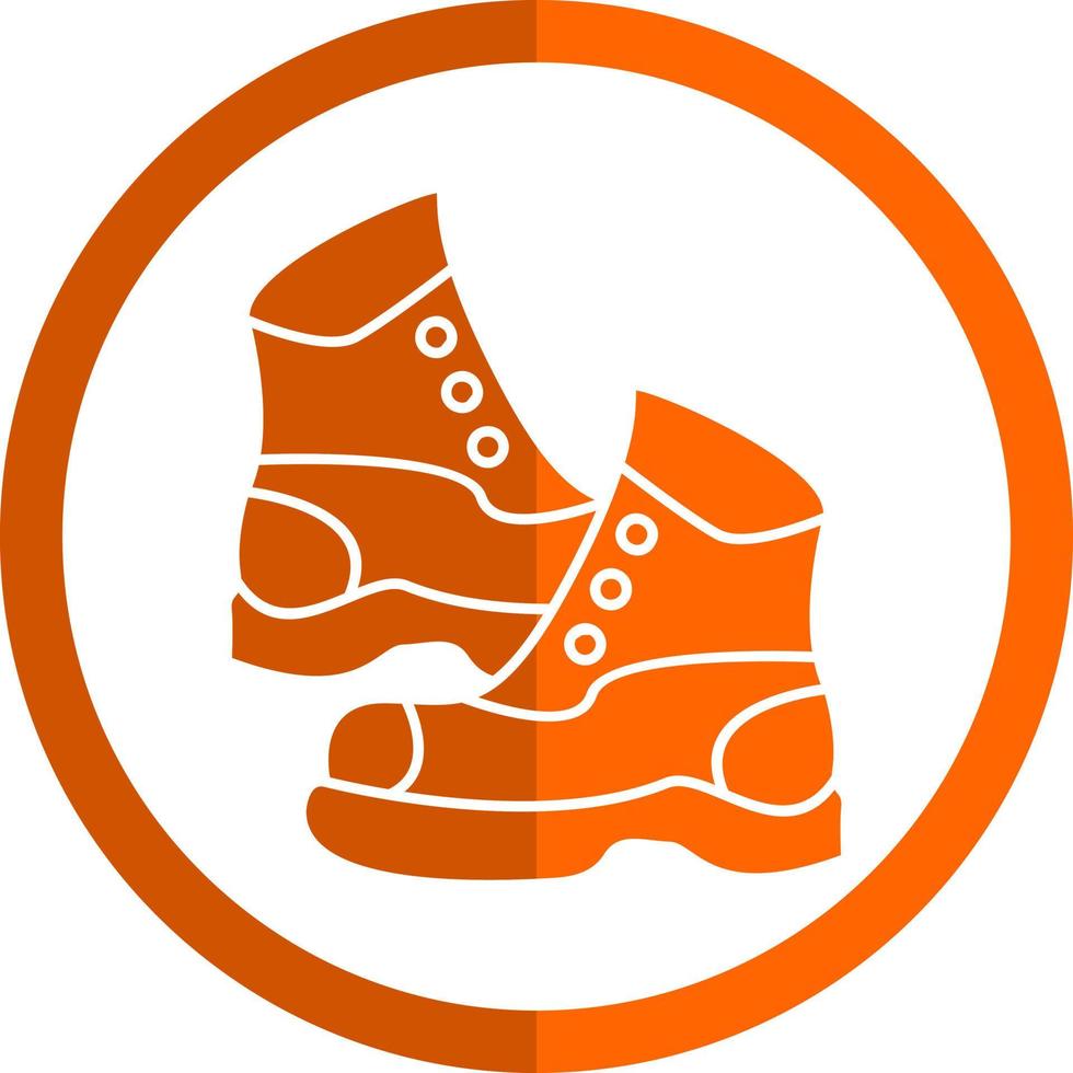 diseño de icono de vector de botas