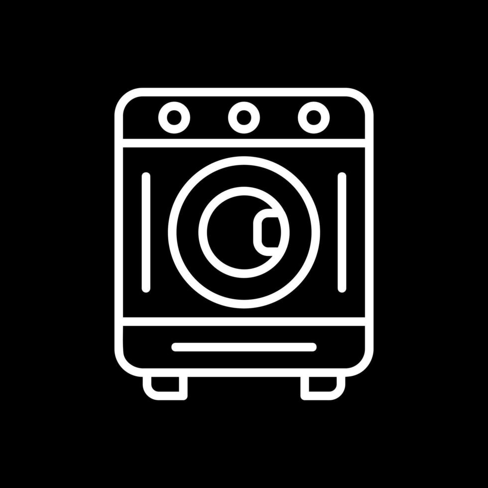 Washing Machine Vector Icon Design