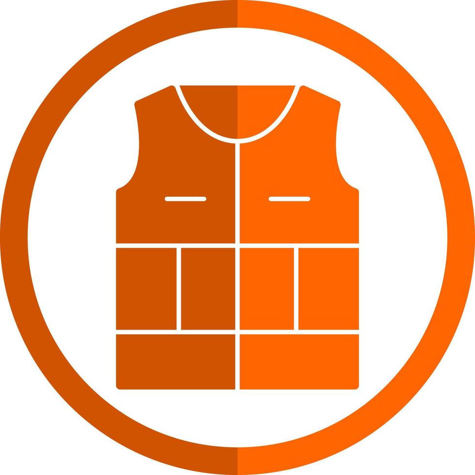 Life Jacket Vector Icon Design