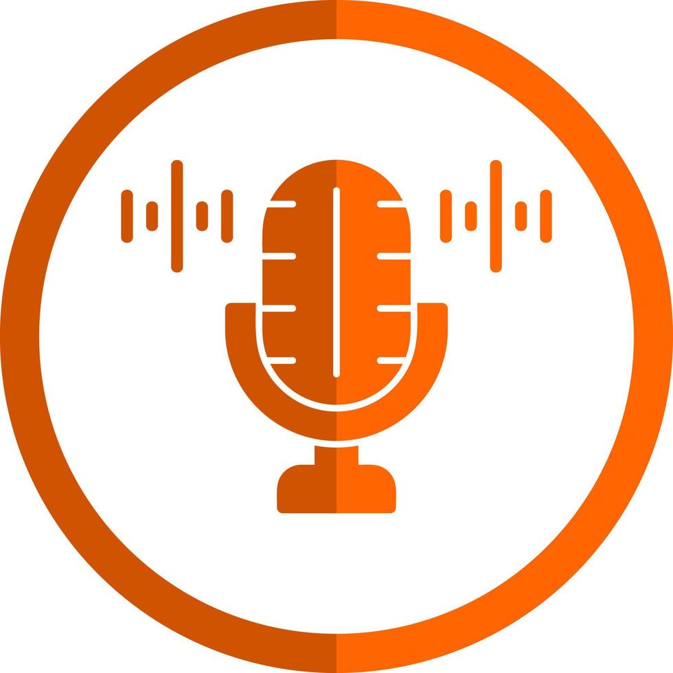 Voice Recorder Vector Icon Design