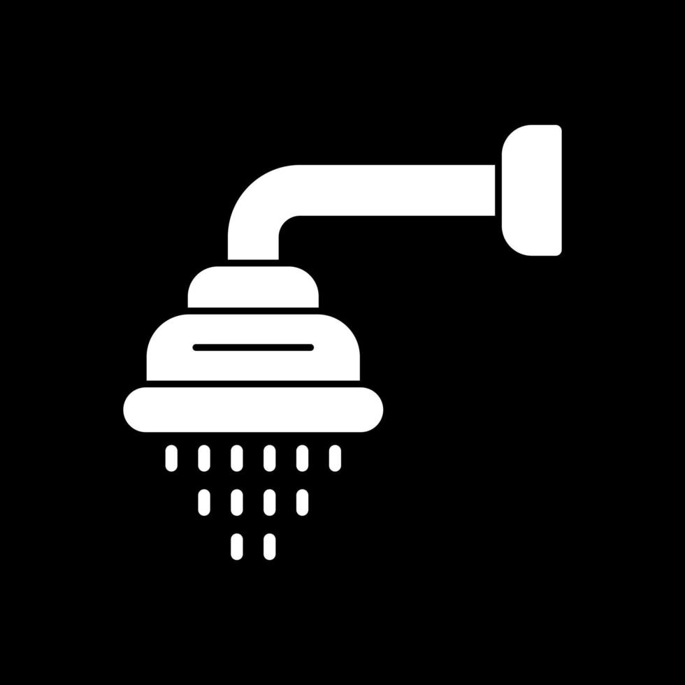 Shower Head Vector Icon Design