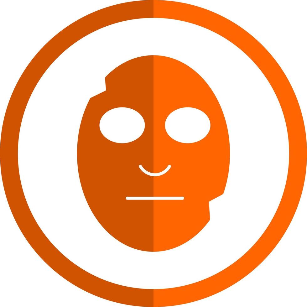 Face Mask Vector Icon Design