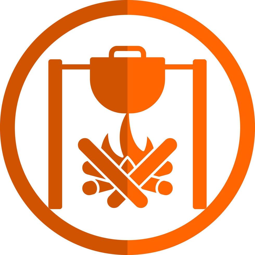 Outdoor Meal Vector Icon Design