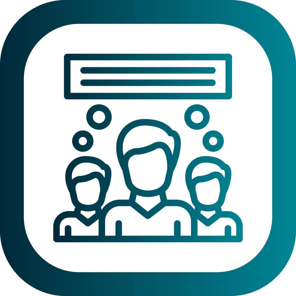 Meeting Vector Icon Design
