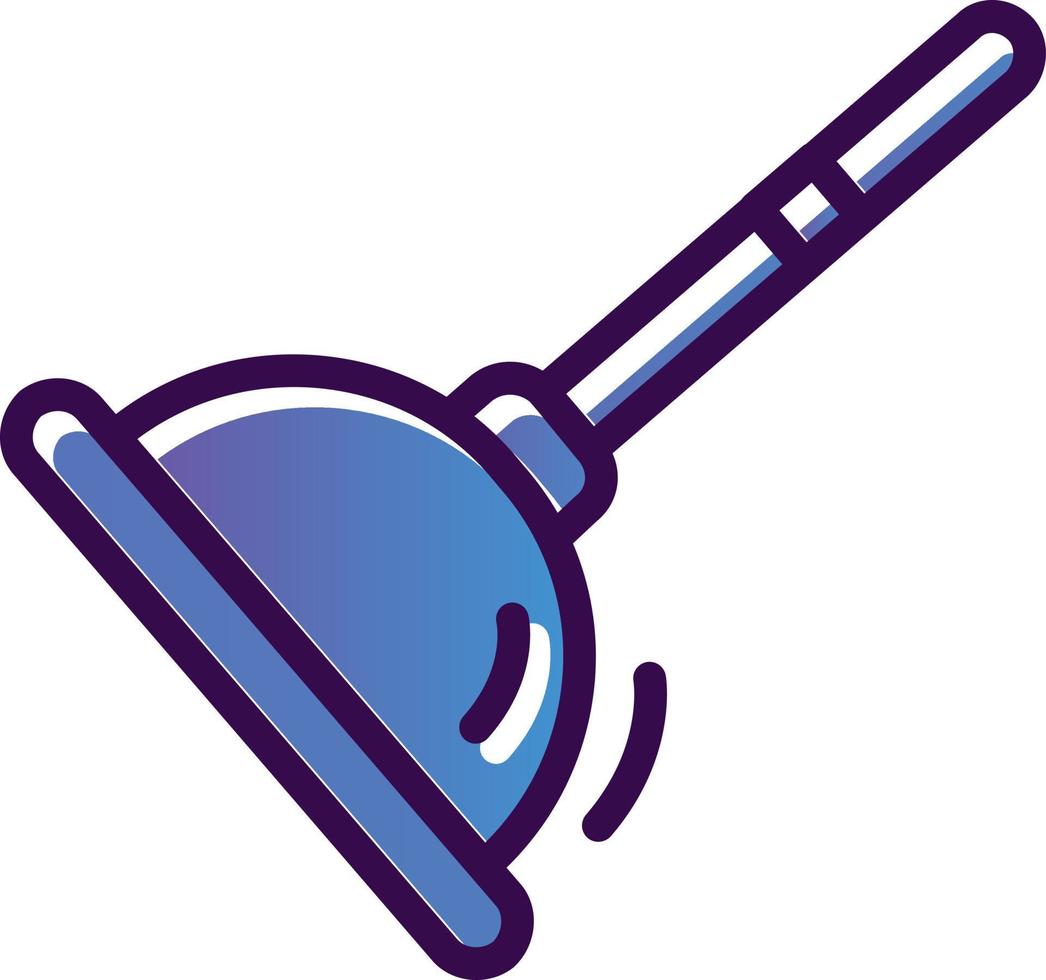 Plunger Vector Icon Design