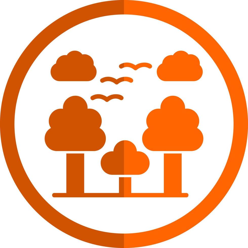 Forest Vector Icon Design