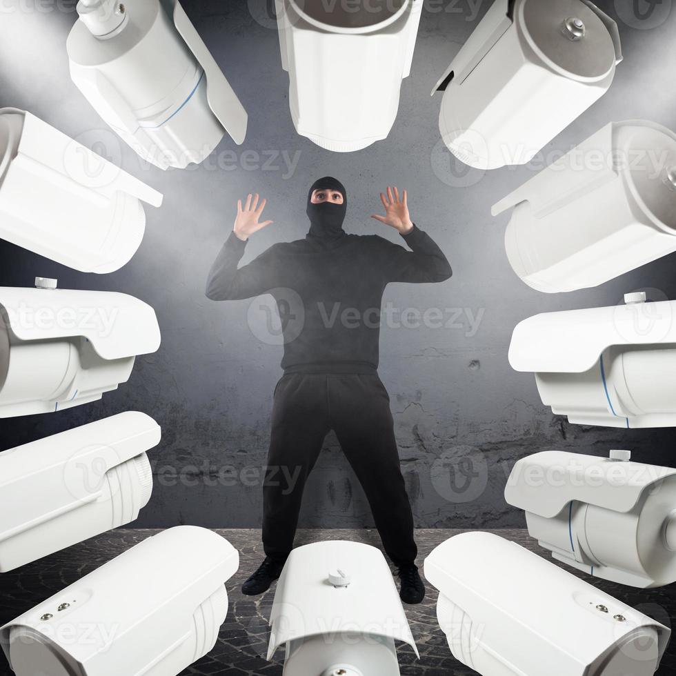 Thief caught red handed photo