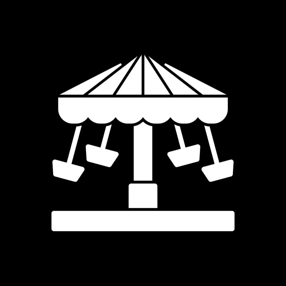 Chair Swing Ride Vector Icon Design