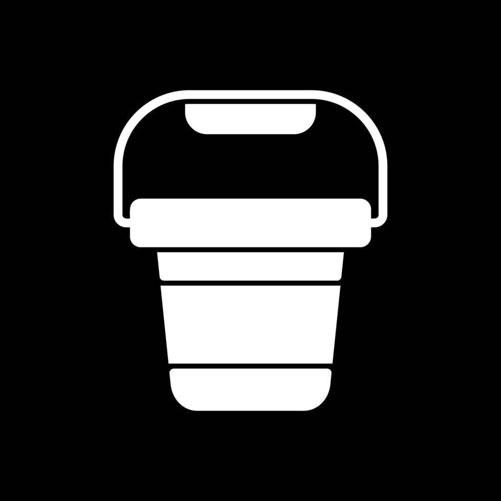 Pail Vector Icon Design