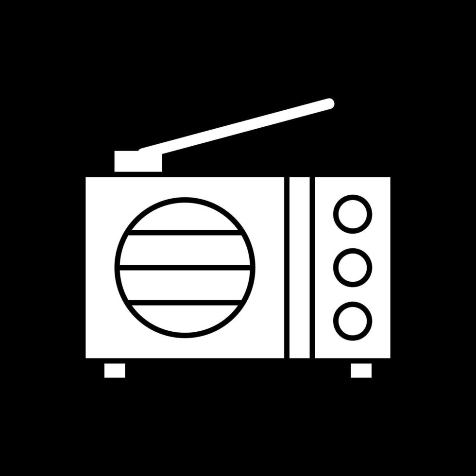 diseño de icono de vector de radio