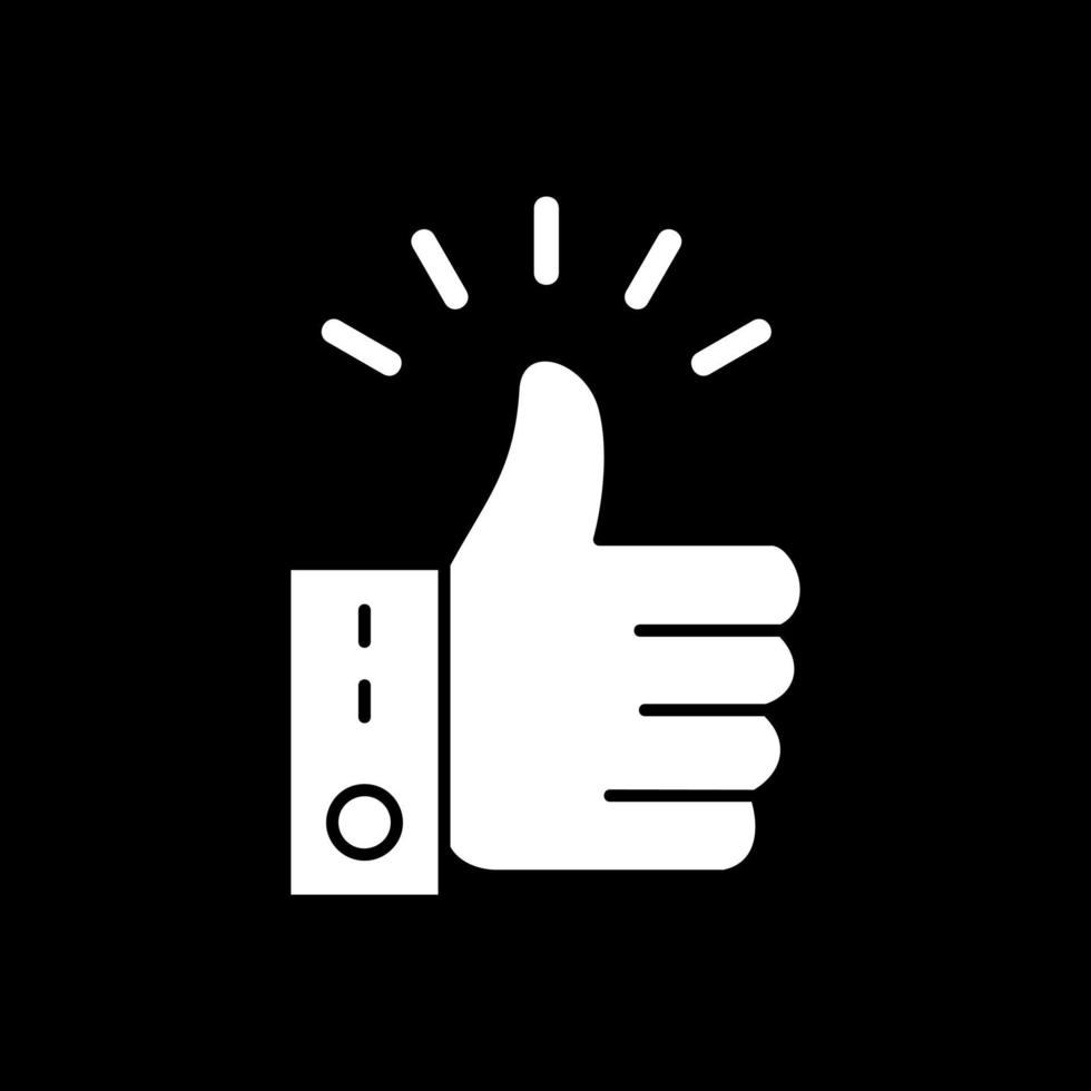 Thumbs Up Vector Icon Design