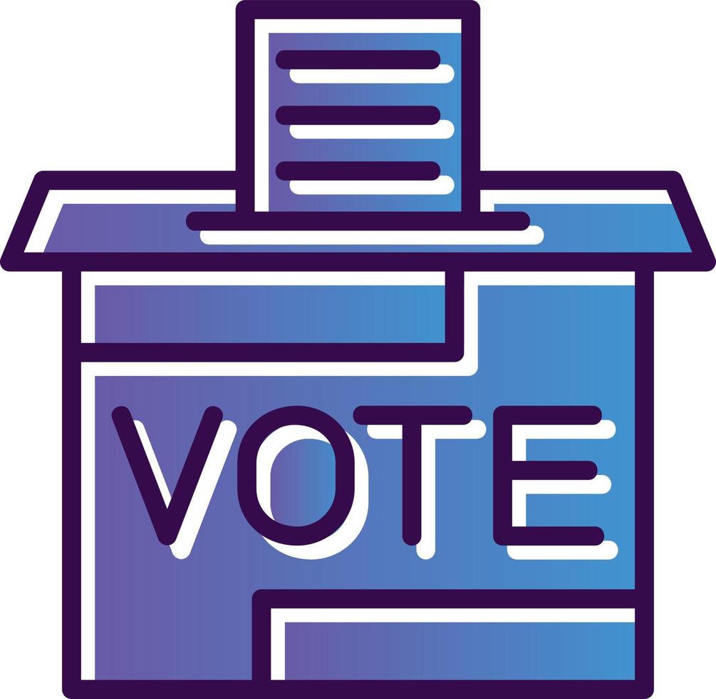Ballot Vector Icon Design