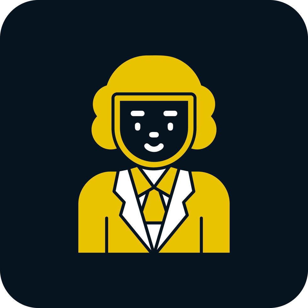 Judge Vector Icon Design