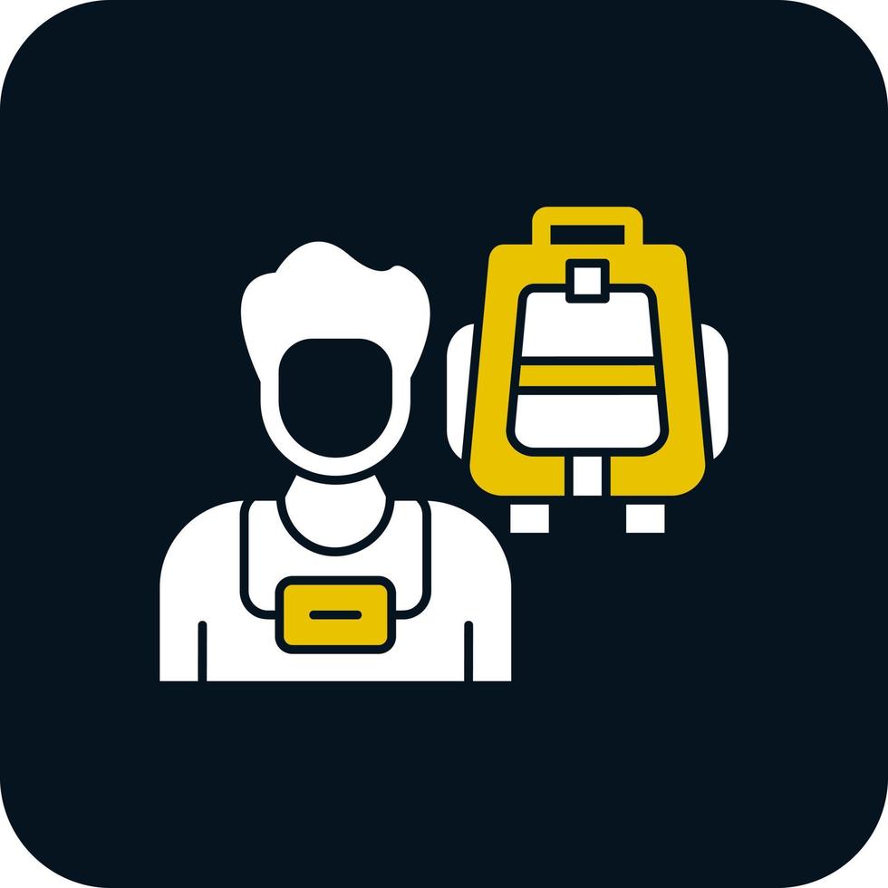 Tourist Vector Icon Design