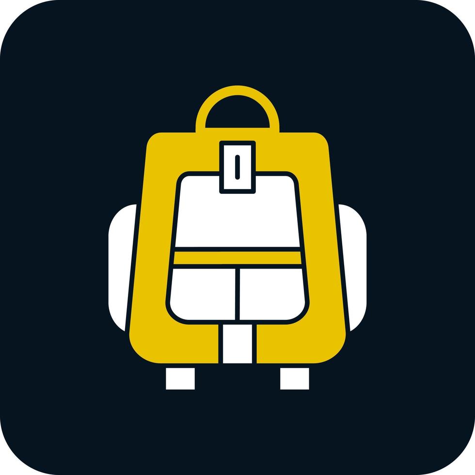 Backpacker Vector Icon Design