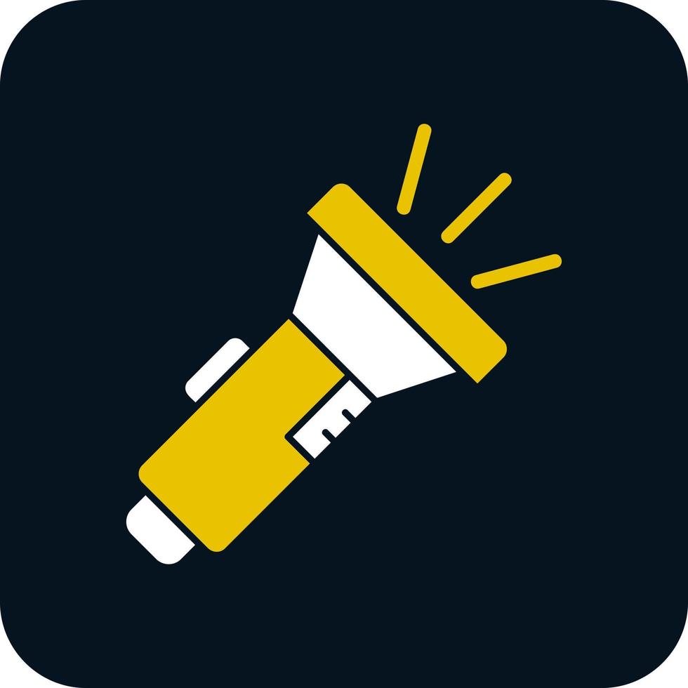 Flashlight Vector Icon Design