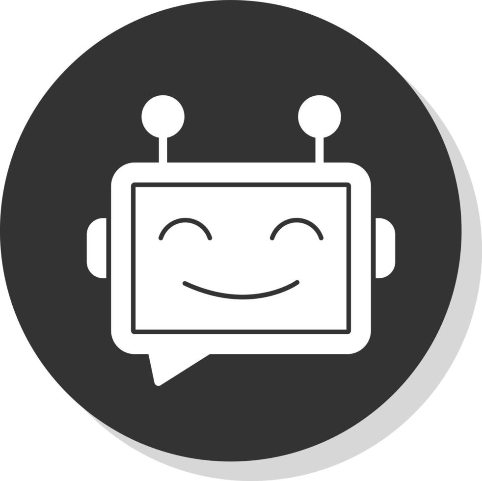Chatbot Vector Icon Design