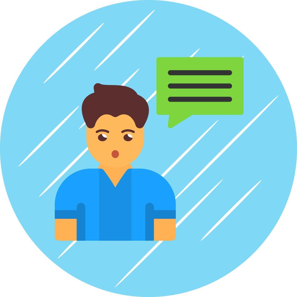 Talk Vector Icon Design