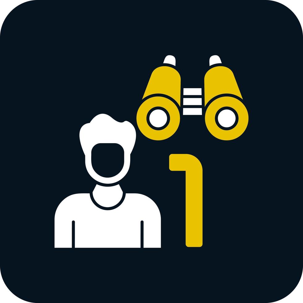 Hiker Vector Icon Design