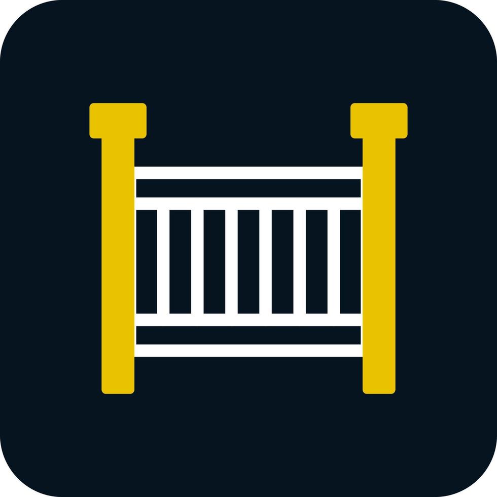 Crib Vector Icon Design