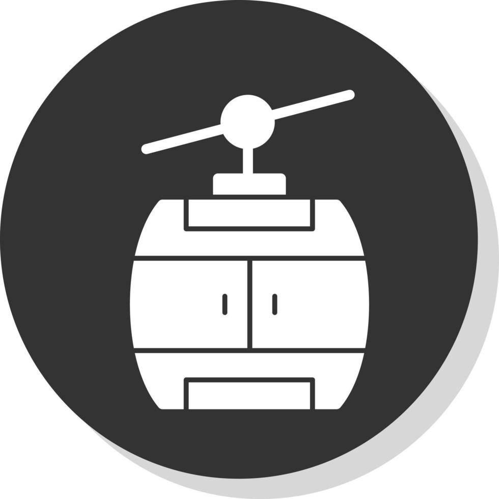 Gondola Vector Icon Design