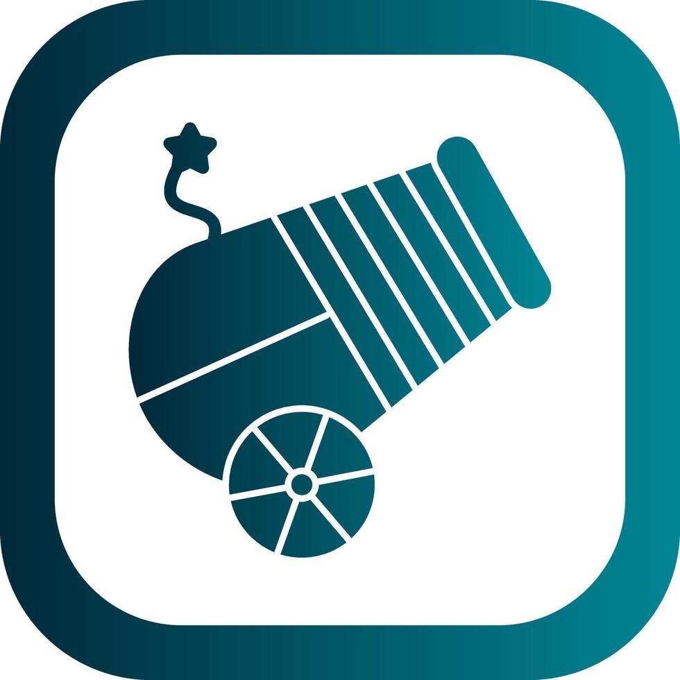 Circus Canon Vector Icon Design