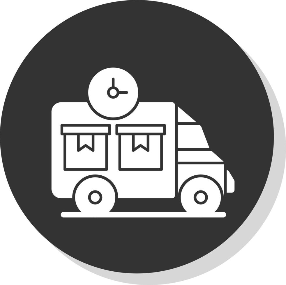 Delivery Time Vector Icon Design