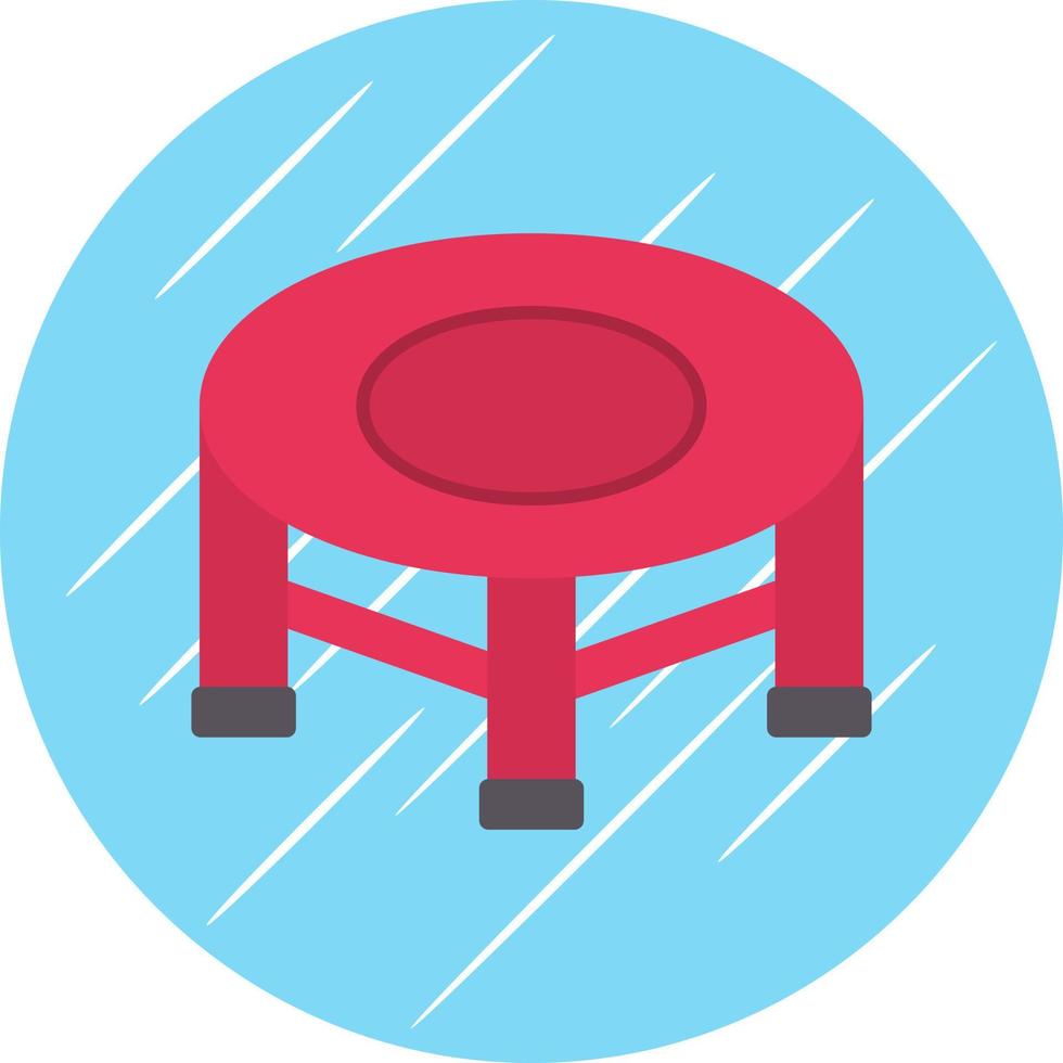 Trampoline Vector Icon Design