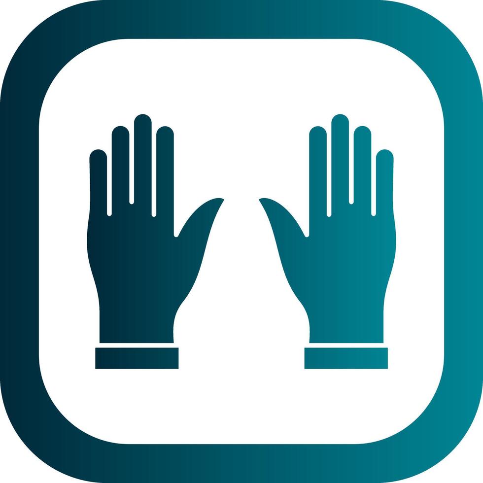 Hands Up Vector Icon Design