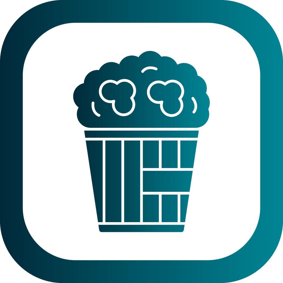 Popcorn Vector Icon Design