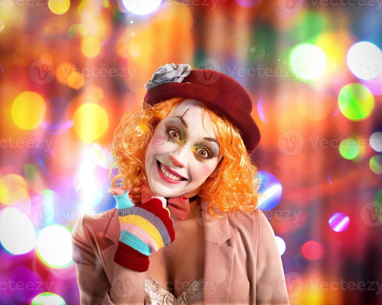 Party female clown photo