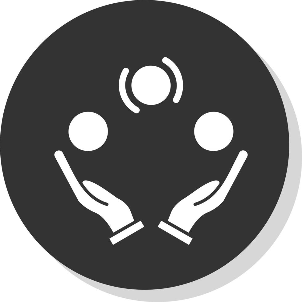 Juggling Vector Icon Design