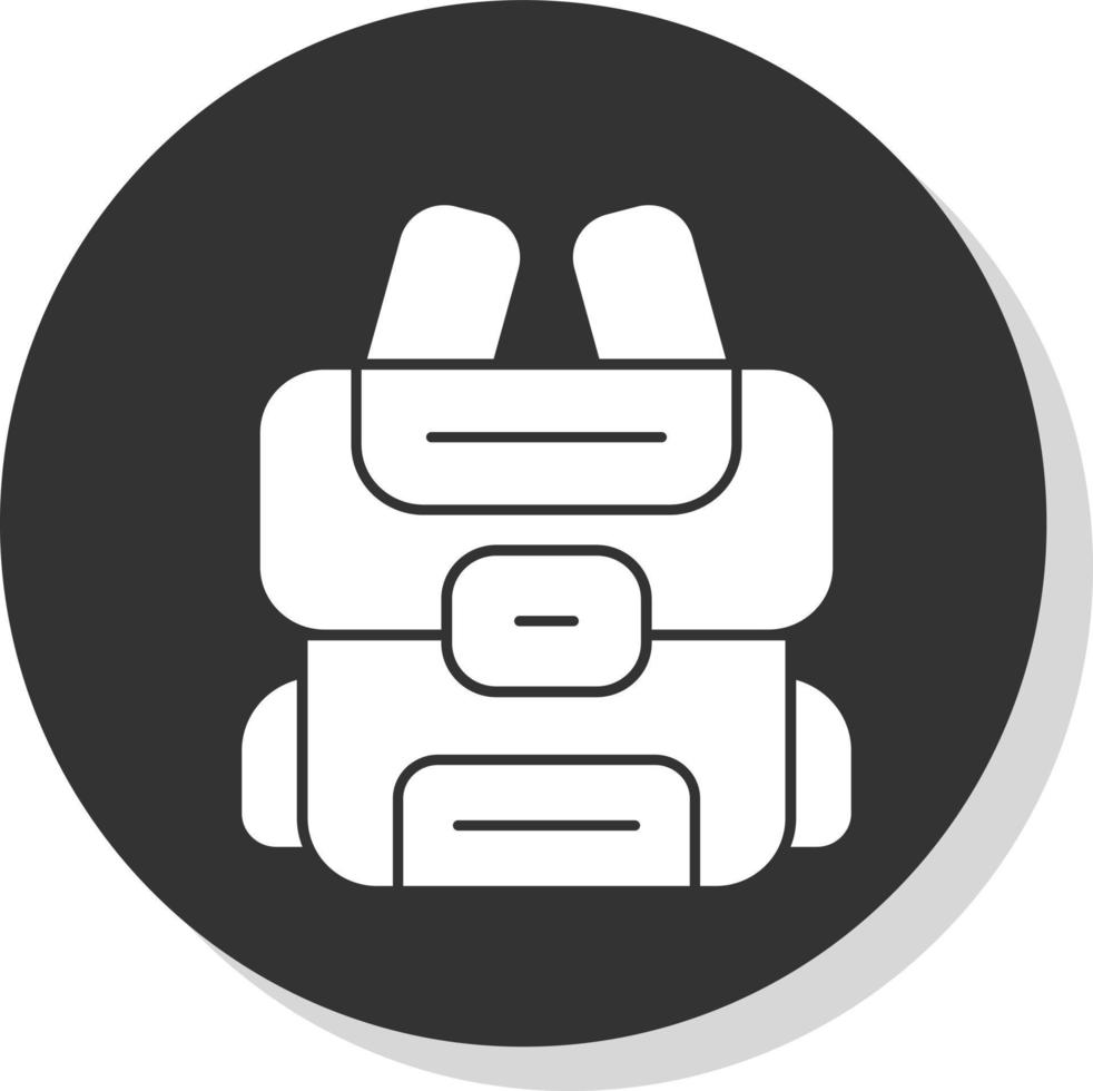 Backpack Vector Icon Design