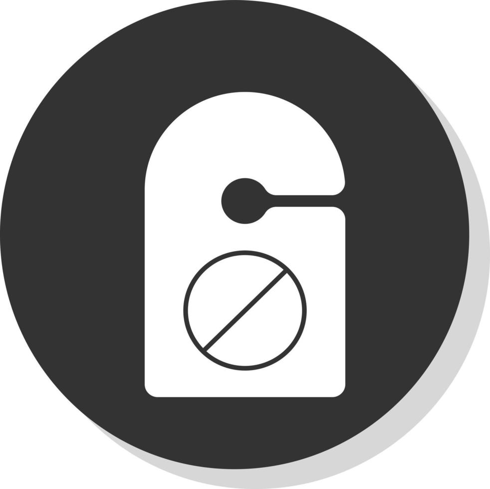 Do Not Disturb Vector Icon Design