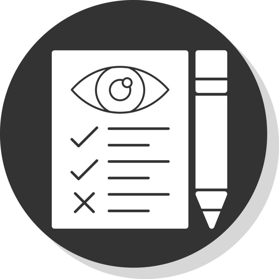 Eye Test Vector Icon Design