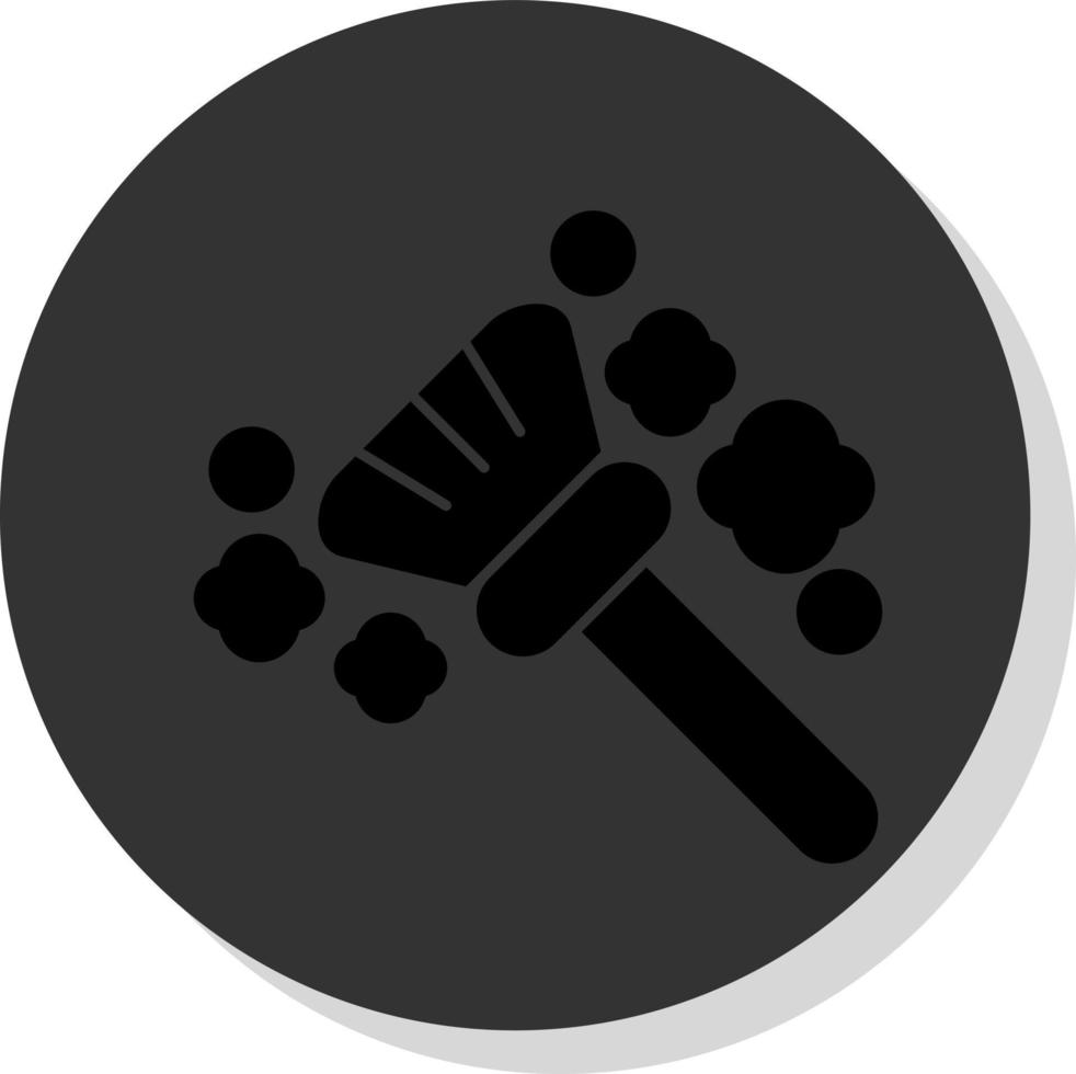 Feather Duster Vector Icon Design