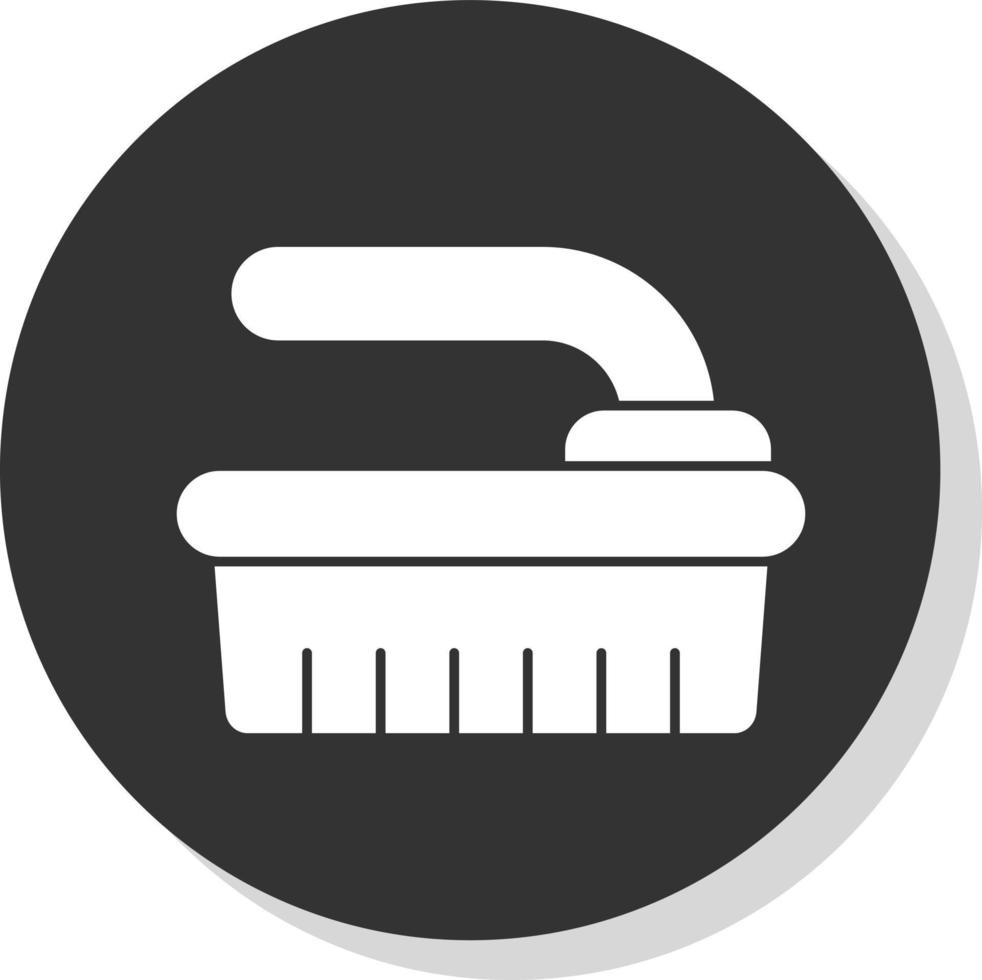 Cleaning Brush Vector Icon Design