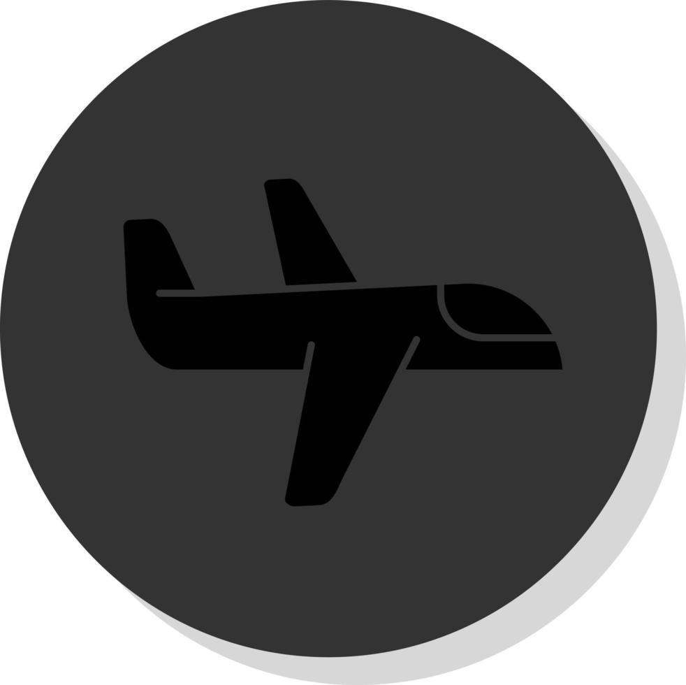 Airplane Vector Icon Design