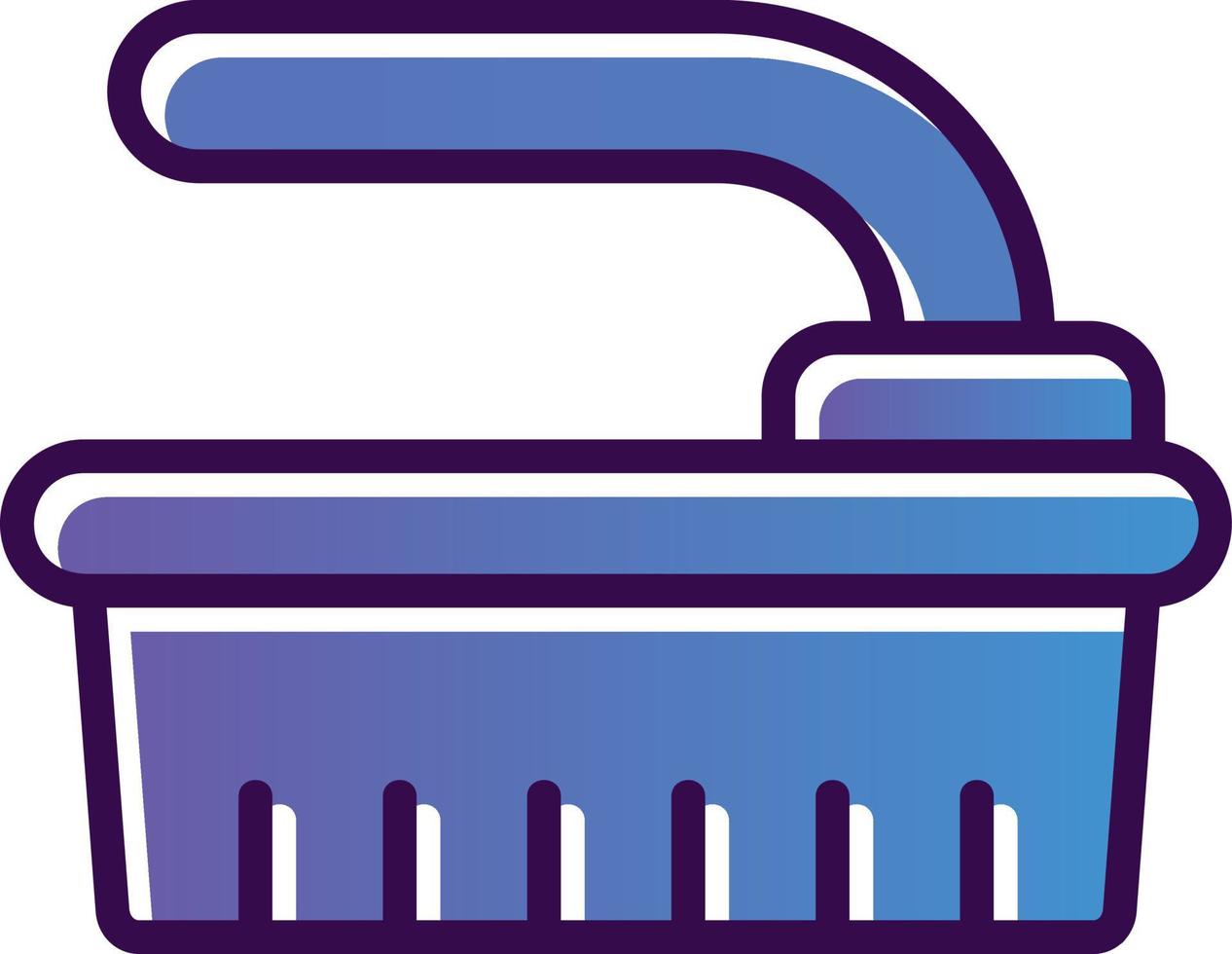 Cleaning Brush Vector Icon Design