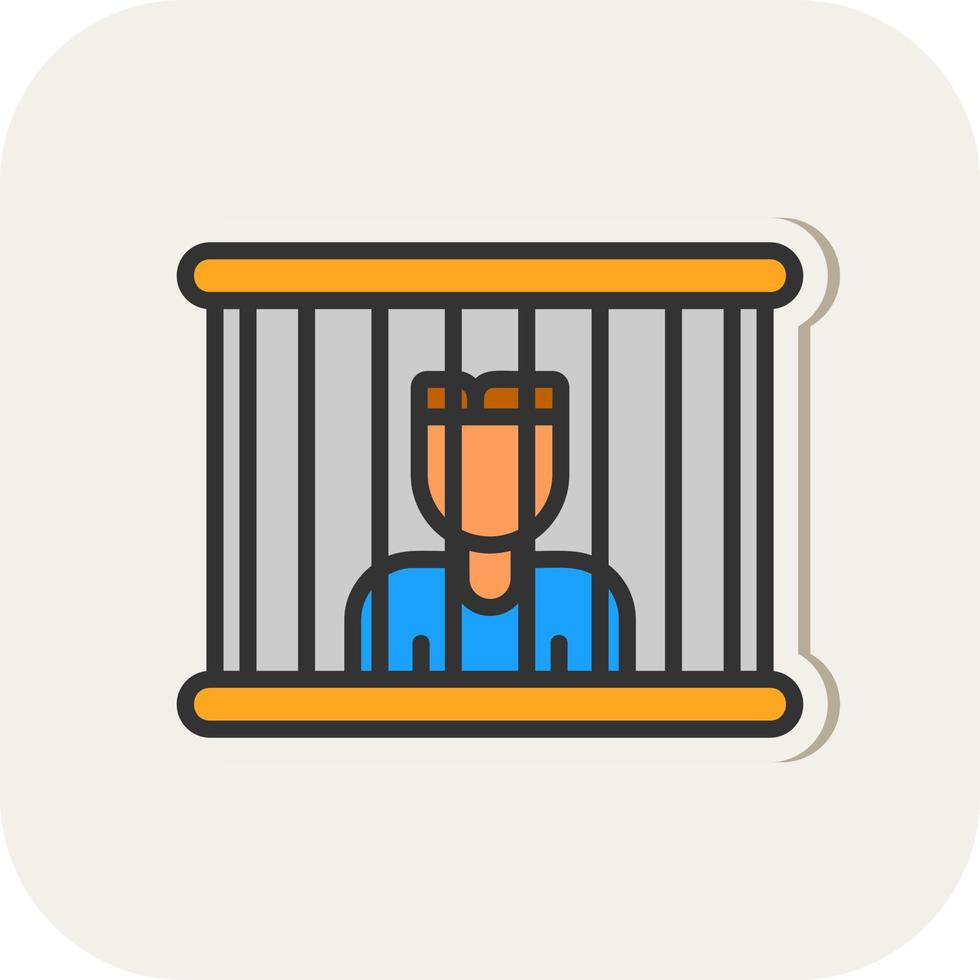Prisoner Vector Icon Design